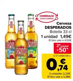 Carrefour DESPERADOS Cerveza oferta