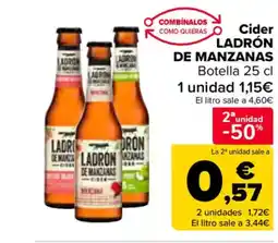 Carrefour LADRÓN DE MANZANAS Cider oferta