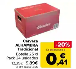 Carrefour ALHAMBRA Cerveza  Tradicional oferta