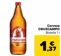 Carrefour CRUZCAMPO Cerveza oferta