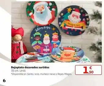 Alcampo Bajoplato Decorados Surtidos oferta