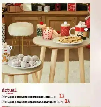 Alcampo Actuel Mug De Porcelana Decorado Galleta Mug De Porcelana Decorado Cascanueces oferta