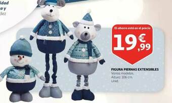 Alcampo Figura Piernas Extensibles oferta