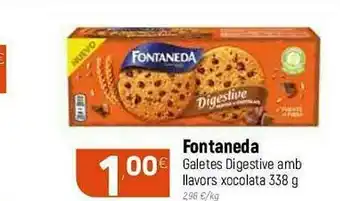 Coviran Fontaneda Galetes Digestive Amb Llavors Xocolata oferta