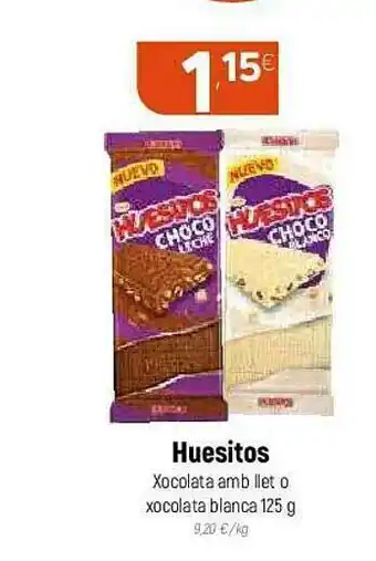Coviran Huesitos Xocolata Amb Llet O Xocolata Blanca oferta