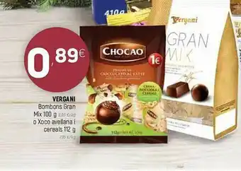 Coviran Vergani Bombons Gran Mix O Xoco Avellana I Cereals oferta