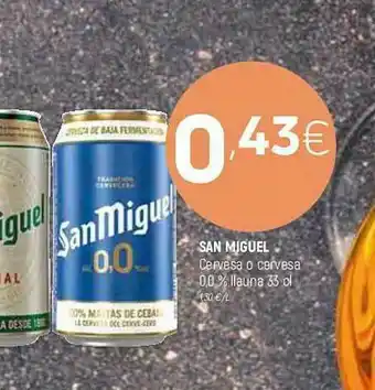 Coviran San Miguel Cervesa O Cervesa 0.0% oferta