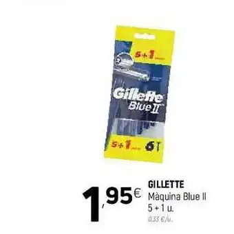 Coviran Gillette Màquina Blue Ii 5+1 oferta