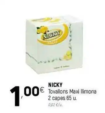 Coviran Nicky Tovallons Maxi Llimona oferta