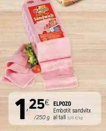 Coviran Elpozo Embotit Sandvitx oferta