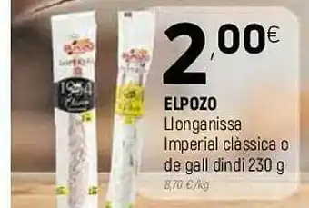Coviran Elpozo Llonganissa Imperial Clàssica O De Gall Dindi oferta