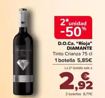 Carrefour DIAMANTE D.O.Ca. "Rioja" oferta