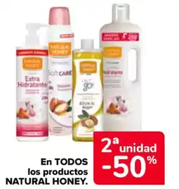 Carrefour NATURAL HONEY En todos los productos oferta