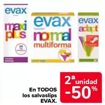 Carrefour EVAX En todos los salvaslips oferta