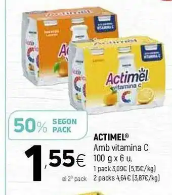 Coviran Actimel Amb Vitamina C oferta