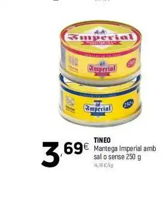 Coviran Tineo Mantega Imperial Amb Sal O Sense oferta
