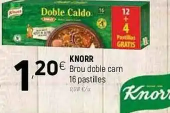 Coviran Knorr Brou Doble Carn 16 Pastilles oferta