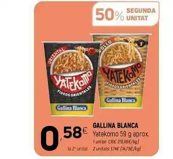Coviran Gallina Blanca Yatekomo oferta
