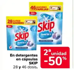 Carrefour SKIP En detergentes en cápsulas oferta