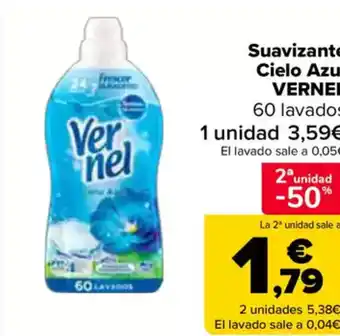 Carrefour VERNEL Suavizante Cielo Azul oferta