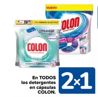 Carrefour COLON En todos los detergentes en cápsulas oferta