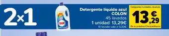 Carrefour COLON Detergente líquido azul oferta