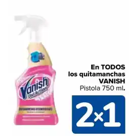 Carrefour VANISH En todos los quitamanchas oferta