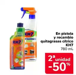 Carrefour KH7 En pistola y recambio quitagrasas cítrico oferta