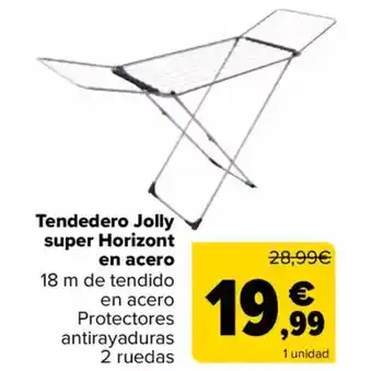 Carrefour Tendedero Jolly super Horizont en acero oferta