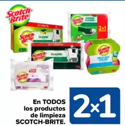 Carrefour SCOTCH-BRITE. En todos los productos de limpieza oferta