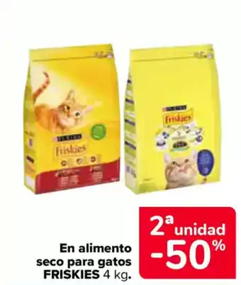 Carrefour FRISKIES En alimento seco para gatos oferta