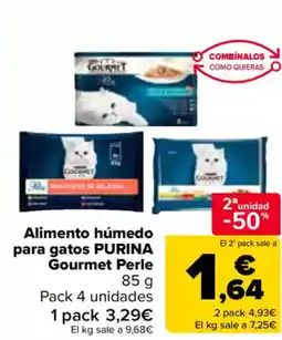 Carrefour PURINA Alimento húmedo para gatos Gourmet Perle oferta