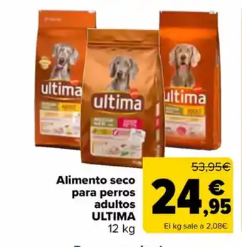 Carrefour ULTIMA Alimento seco para perros adultos oferta