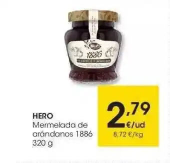 Eroski Hero Mermelada De Arándanos 1886 oferta