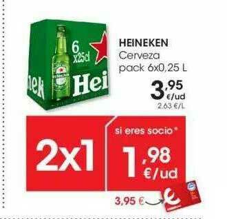 Eroski Heineken Cerveza oferta