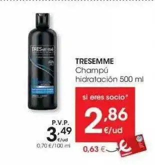 Eroski Tresemmé Champú Hidratación oferta
