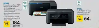 Eroski Epson Inyección Ecotank Et-2711 Epson Multifunción Xp 3100 oferta