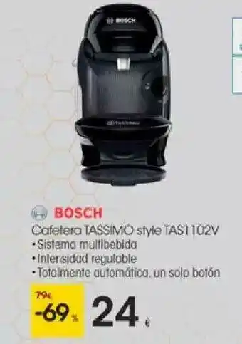 Eroski Bosch Cafetera Tassimo Style Tas1102v oferta