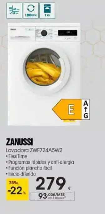 Eroski Zanussi Lavadora Zwf724a5w2 oferta
