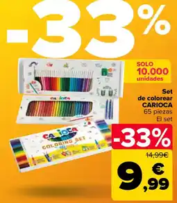 Carrefour CARIOCA Set de colorear oferta