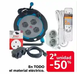 Carrefour En todo el material eléctrico. oferta