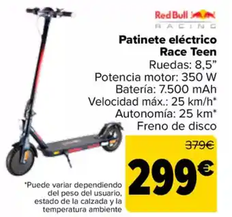 Carrefour RED BULL Patinete eléctrico Race Teen oferta