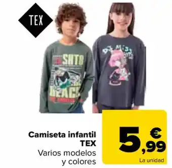 Carrefour TEX Camiseta infantil oferta