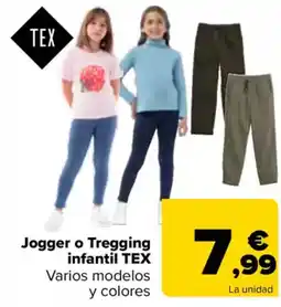 Carrefour TEX Jogger o Tregging infantil oferta