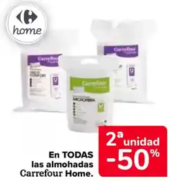 Carrefour En todas las almohadas carrefour home. oferta