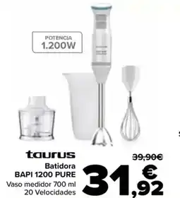 Carrefour TAURUS Batidora BAPI 1200 PURE oferta