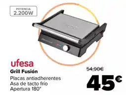 Carrefour UFESA Grill Fusión oferta