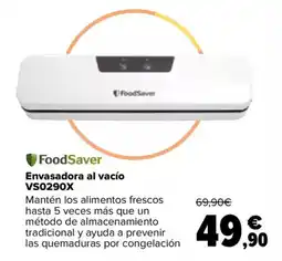 Carrefour FOODSAVER Envasadora al vacío vs0290x oferta