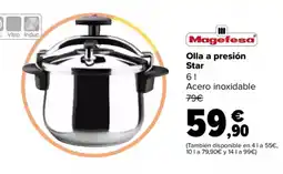 Carrefour MEGAFESA Olla a presión Star oferta