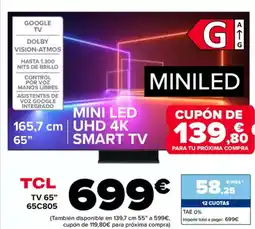 Carrefour TCL TV 65" 65C805 oferta